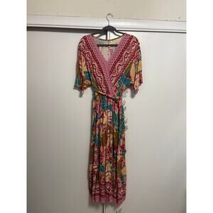 Uec. Figs and flowers from anthropology dress. Size L
